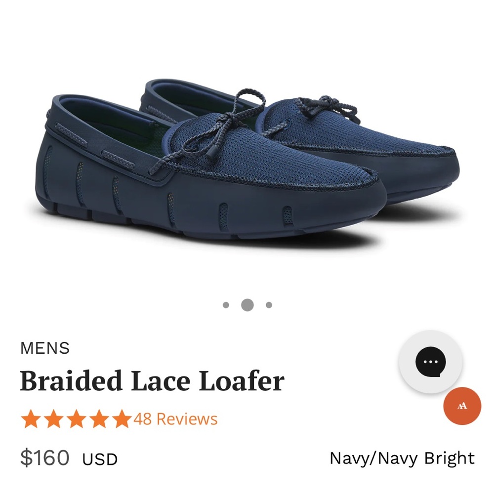 NWT SWIMS Braided Lace Loafer (Men’s)